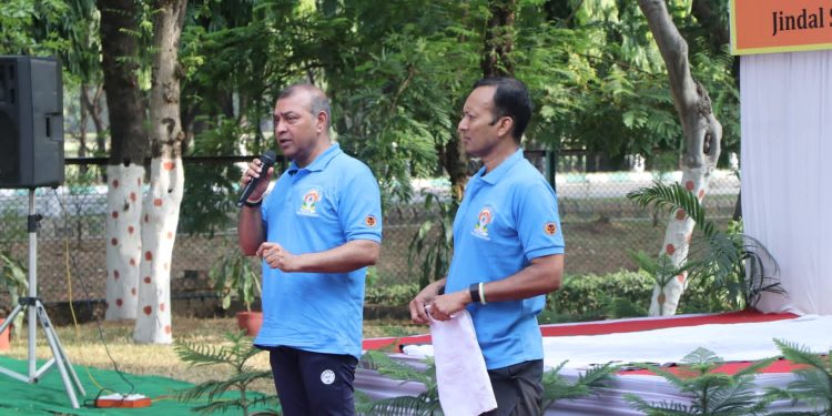 जेएसपी में उत्साह से मनाया गया अंतरराष्ट्रीय योग दिवस,स्वयं की स्वयं तक यात्रा है योग:नवीन जिंदल